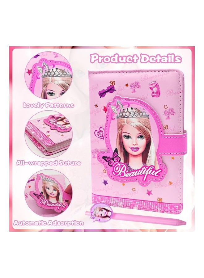 Barbie Cute Kawaii Planner + Ballpoint Pen Stationery Set,   School & Office Supplies - Image 2